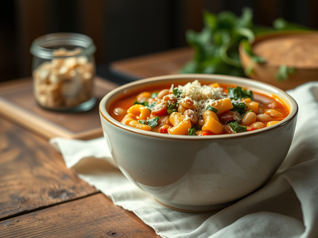 Pasta e fagiolo suppe