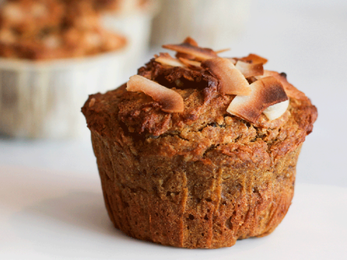 Saftige frokostmuffins med søtpotet