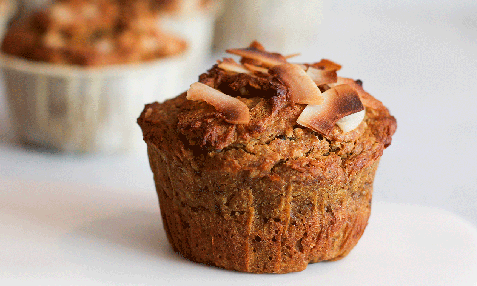 Saftige frokostmuffins med søtpotet