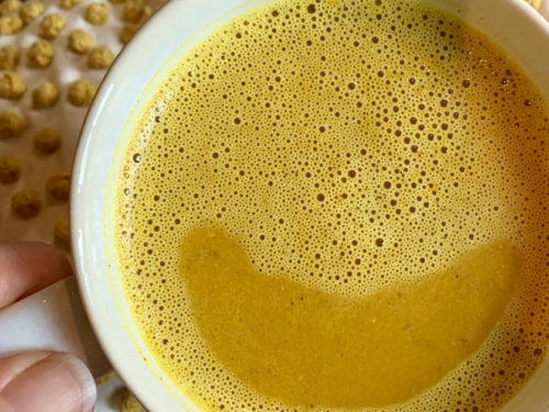 Golden latte, golden milk