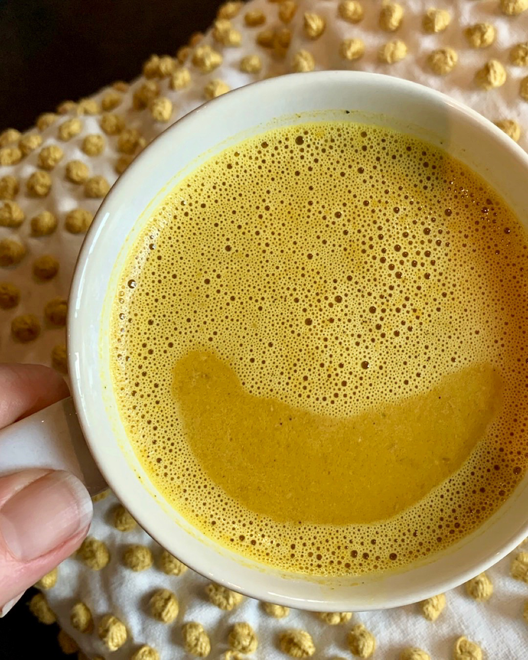 Golden latte, golden milk
