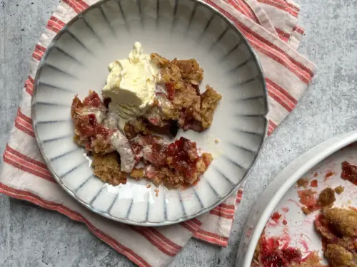 Plommecrumble (eller smuldrepai med plomme)