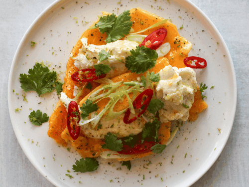 Mango- og mozarellasalat