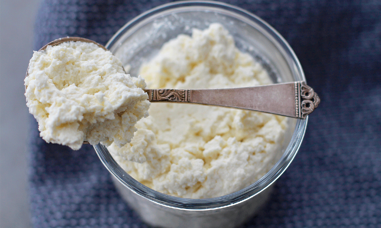 Hjemmelaget ricotta