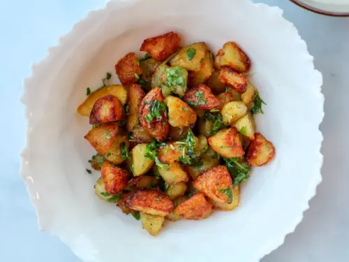 Spicy sprø poteter