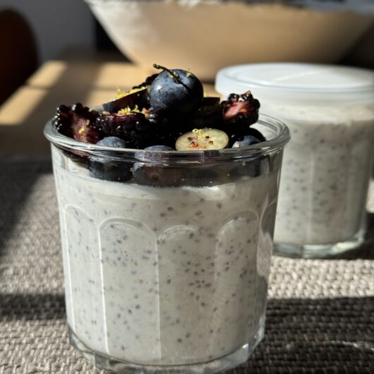 Kjøleskapsgrøt med sitron