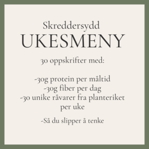 Måltidsplan 30