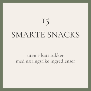 Smarte, søte snacks
