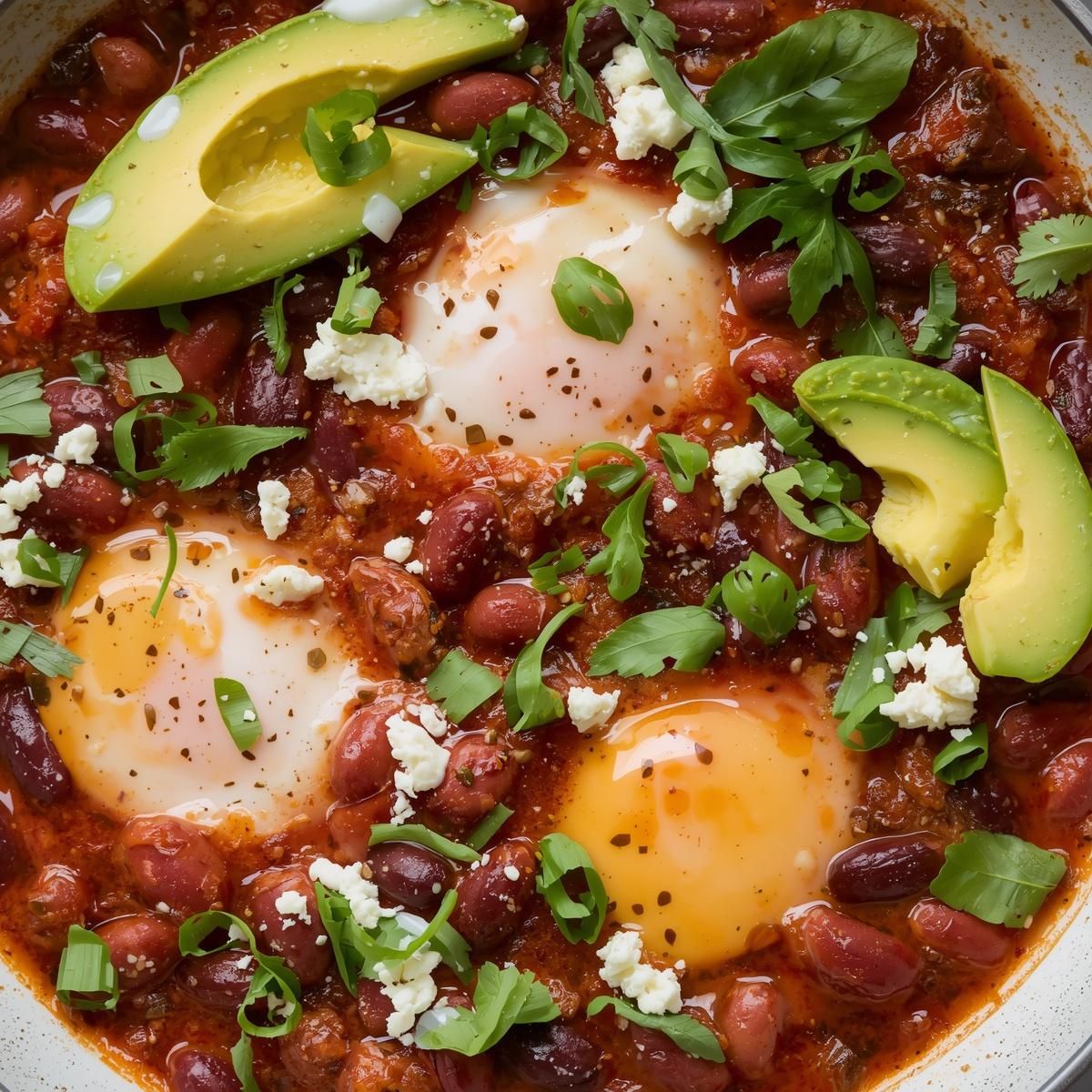 Shakshuka med bønner