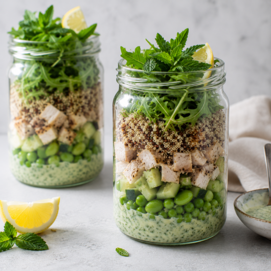 Grønn kyllingsalat