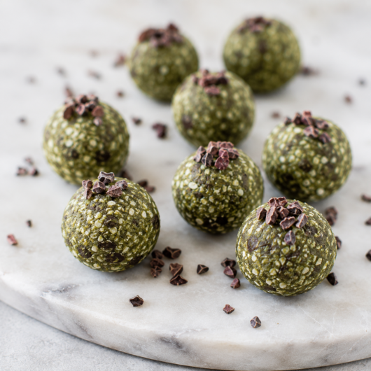 Matcha power balls