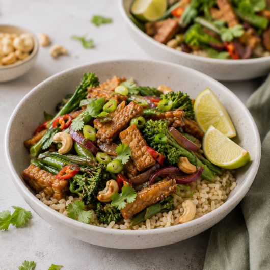 Stir-fry med tempeh