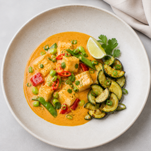 Thai-inspirert curry med torsk